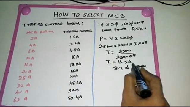 How to calculate and selection of MCB based on power simply ways and tips new смотреть онлайн