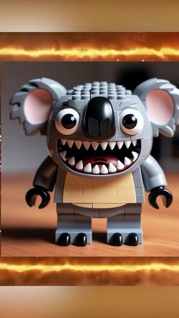 Zoonomaly LEGO - Monster Koala in LEGO + Jumpscares смотреть онлайн