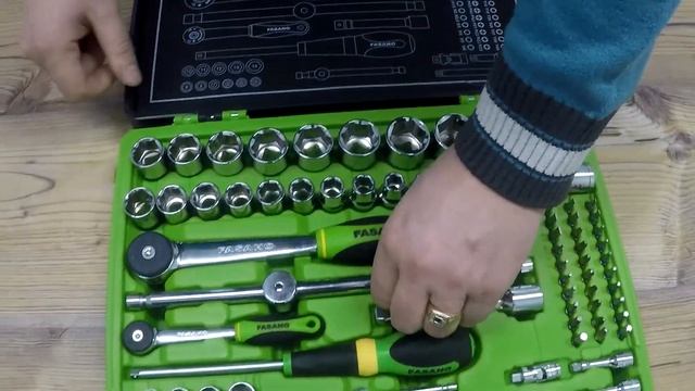 Професійний набір інструментів від італійського виробника Fasano FG 625/S74 смотреть онлайн