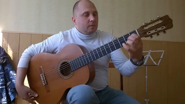Уроки гитары.Прелюдия-М.Каркасси.1 часть смотреть онлайн