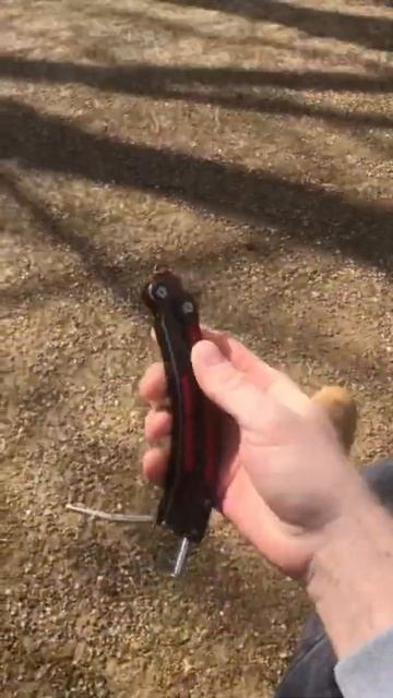 Перекрут через пальцы- нож Бабочка 🦋 смотреть онлайн