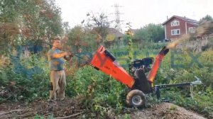 Измельчитель веток, дробилка, шредер, веткоруб GBK-150. РУБИТЕХ. Отзыв клиента сентябрь 2023г.