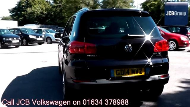 2014 Volkswagen Tiguan BlueMotion Tech Match 2l Black Metallic GD14MVZ for sale at JCB VW Medway смотреть онлайн