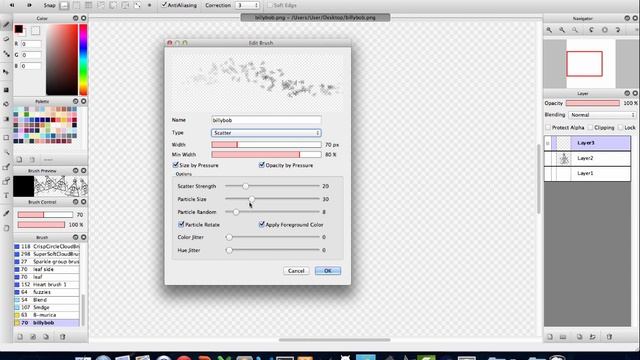 FireAlpaca Tutorial: Custom brushes! смотреть онлайн