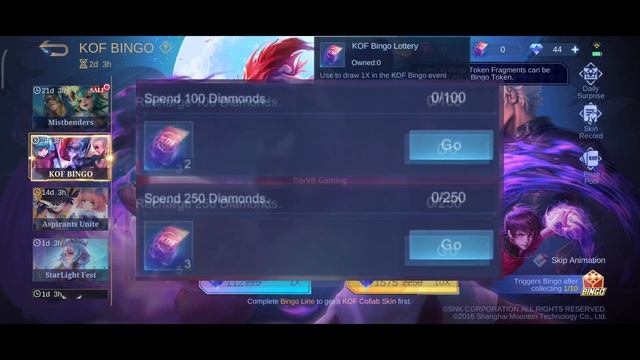 How To Get 32 KOF Draw Tokens from KOF Free Skin Event 2024 | Mobile Legends смотреть онлайн