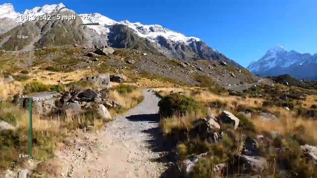 Virtual Run 10K | Virtual Running Videos For Treadmill | Treadmill Workout Mount Cook New Zealand смотреть онлайн