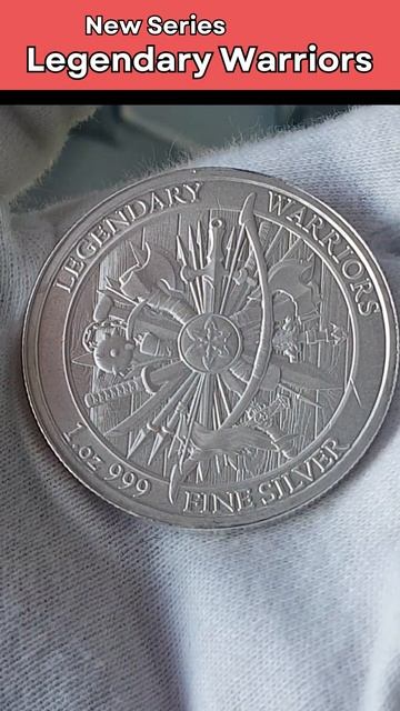 New Legendary Warriors Series: 1 oz Silver Round - Julius Caesar #shorts #silver #legendarywarrior смотреть онлайн