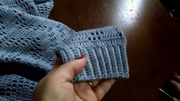 Джемпер мужской  крючком.Филейное вязание.