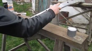 Реставрация, покраска старых бамперов и юбки на автомобиле ваз 2106.