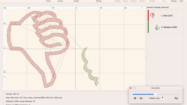 Improved filling with StitchBuddy 3.1.2 смотреть онлайн