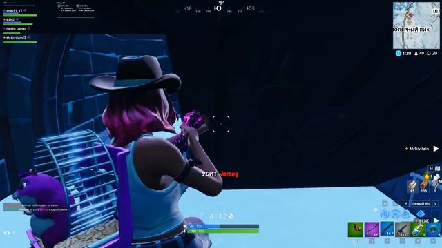 ПРЯТКИ НА 100 ЧЕЛОВЕК В ФОРТНАЙТ - МИНИ-ИГРА С ПОДПИСЧИКАМИ: ПОЛЯРНЫЙ ПИК смотреть онлайн