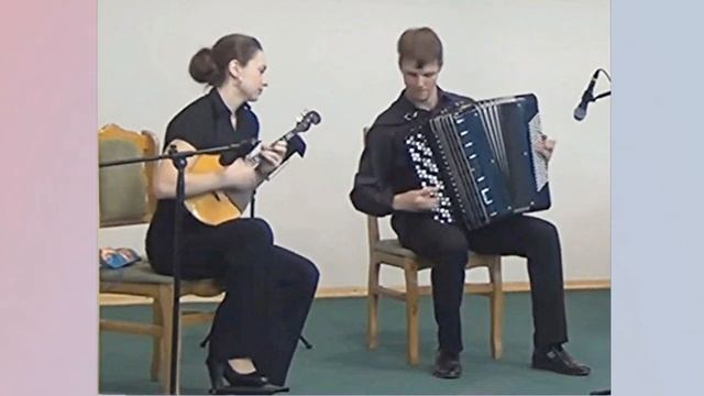 "Утушка луговая" Исполняет дуэт: Артём Павлов (баян) и Евгения Новакович (домра) НОККиИ Новосибирск