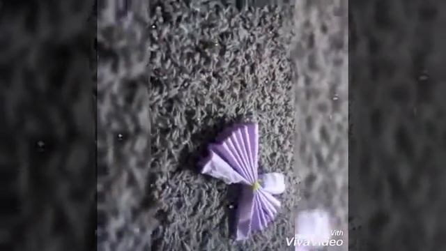 DIY, квітка з салфетки. смотреть онлайн