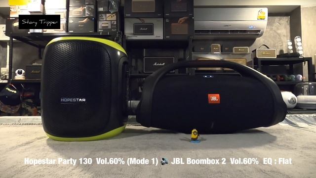 Hopestar Party 130 vs JBL Boombox 3 смотреть онлайн