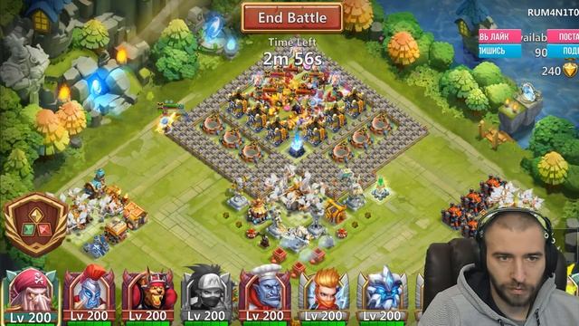 ФЛЕШРОН \ НОВАЯ ИМБА \ БЕГ 9-9 \ БИТВА ЗАМКОВ \ CASTLE CLASH смотреть онлайн