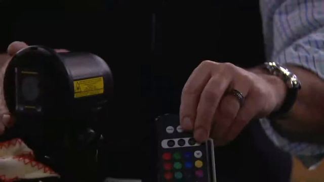 BlissLights Outdoor Indoor Laser Projector w/LED Lighting on QVC смотреть онлайн