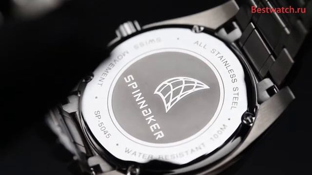 Обзор кварцевых часов Spinnaker SP-5045-22 смотреть онлайн