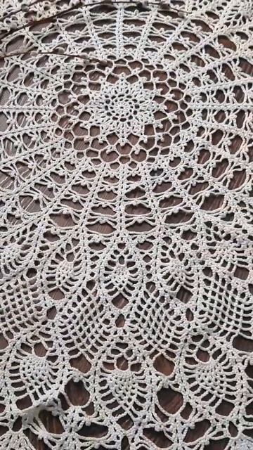 Первая моя скатерть крючком. Ей уже 5 лет, но все как новая) #handmade #craft #бохостиль #вязание смотреть онлайн