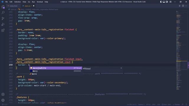 HTML-CSS Tutorial Lesson 121: Styling Hero (Website #2 part-6) смотреть онлайн