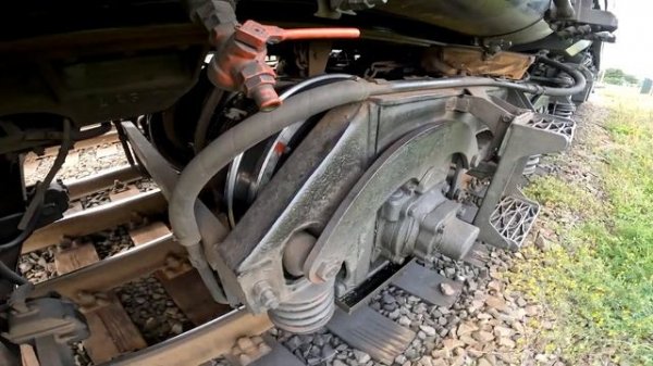 Тележка тепловоза М62 / M62 locomotive bogie wheelcam