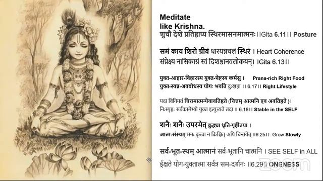 Geeta Pathan Chapter-6 & Live Meditation by Dr.Ranjan смотреть онлайн