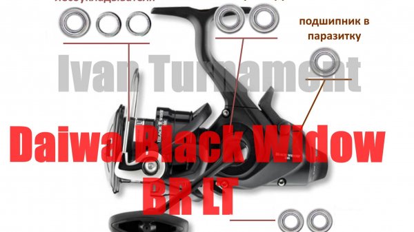 Daiwa Black Widow lLT BR-ТЮНИНГ