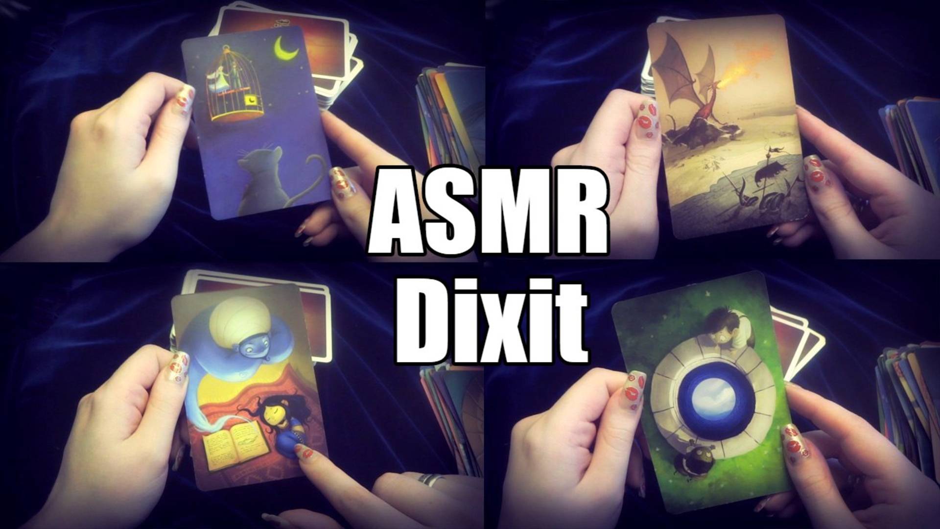 ASMR Dixit / АСМР Целый час релакса! Настольная игра Диксит 1, 3, 4 / Тихий шепот Руки смотреть онлайн