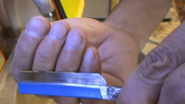 Тест Японского натурального камня # 1 Japan natural stone straight razor sharpening test