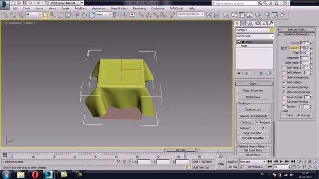 Делаем реалистичную скатерть в 3d max смотреть онлайн