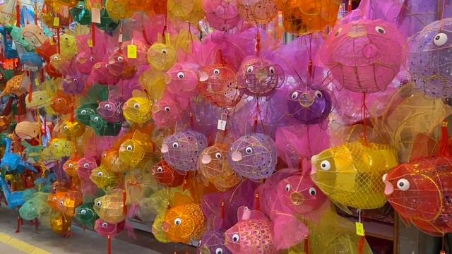 PUSAT Jualan LAMPION Terbesar di HONGKONG ‼️Buying Hong Kong HANDMADE Lanterns in TAI KIU Market‼️ смотреть онлайн