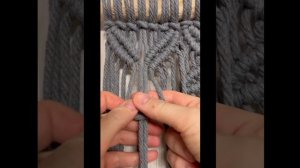 Как плести МАКРАМЕ. Как плести ПАННО. How to weave macramé.