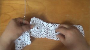 Шорты крючком из мотивов с ананасами  Часть 1