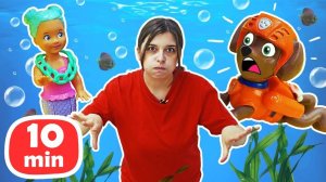 Игрушки Щенячий Патруль и поезд Кей в шоу для детей Тойклаб