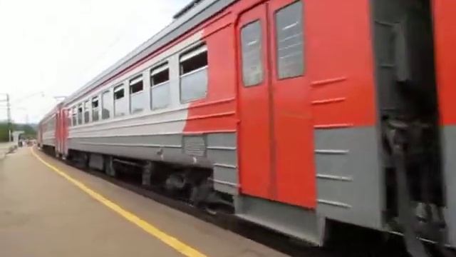 ЭД9М-0172 с пригородным поездом 6314 Половина - Большой Луг смотреть онлайн