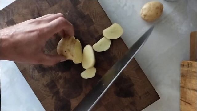 Шеф нож с геометрией S-grind, Gyuto. смотреть онлайн