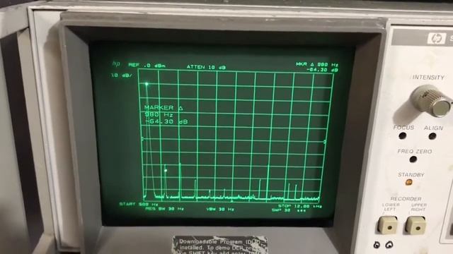 Audio Distortion Measurements on Anritsu MS420J and HP 8568B Spectrum Analyzers смотреть онлайн
