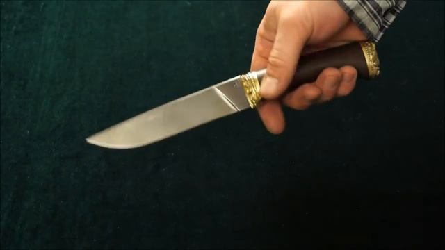 Нож Лань (дамасская сталь), рукоять-венге смотреть онлайн