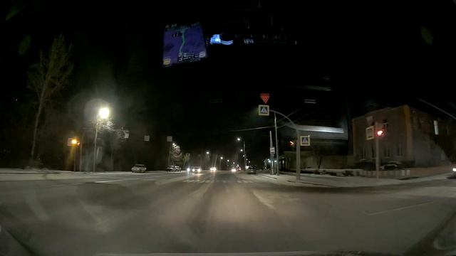 70Mai Dash Cam Pro Plus A500S. Пример ночного видео с регистратора. смотреть онлайн