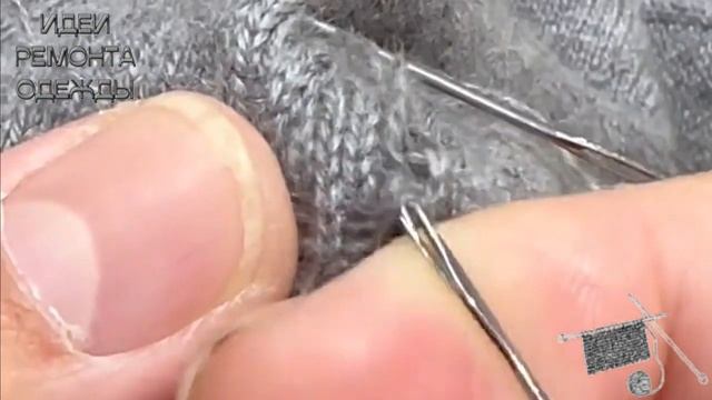 Darning a hole in a sweater смотреть онлайн