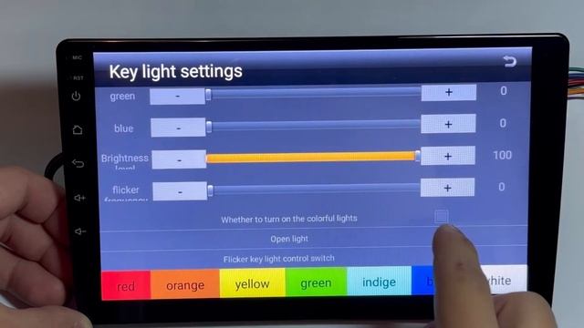 Принудительное включение подсветки кнопок на Андроид магнитоле смотреть онлайн