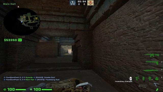 CSGO: Ancient A-Site Nade set смотреть онлайн