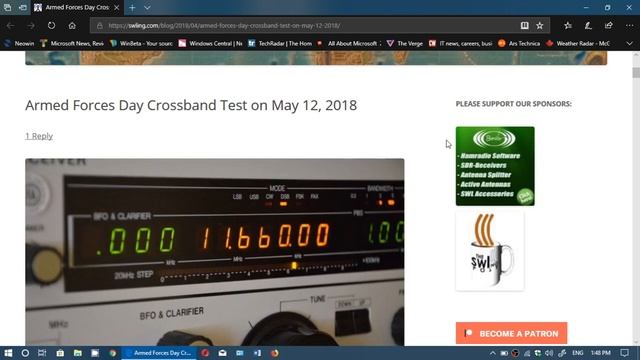 MARS Army crossband test May 12th 2018 Hamradio and Shortwave смотреть онлайн