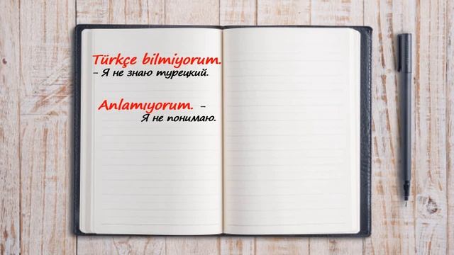 Турецкие самые необходимые и распространенные слова и выражения. смотреть онлайн