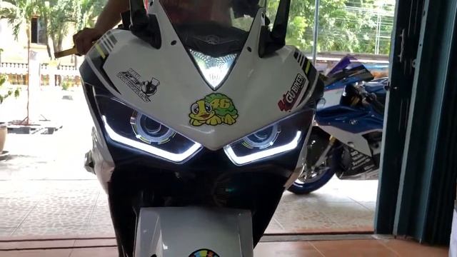 Yamaha R3 Projector / Led Bar By T.G auto смотреть онлайн