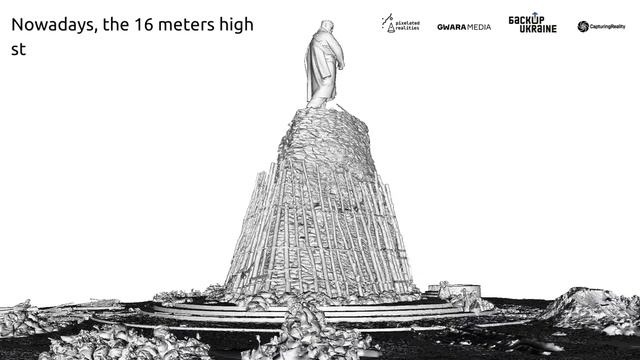 Statue of Taras Shevchenko protected from shelling, Kharkiv #MUSEUMOFUAVICTORY 3D scanning Ukraine смотреть онлайн