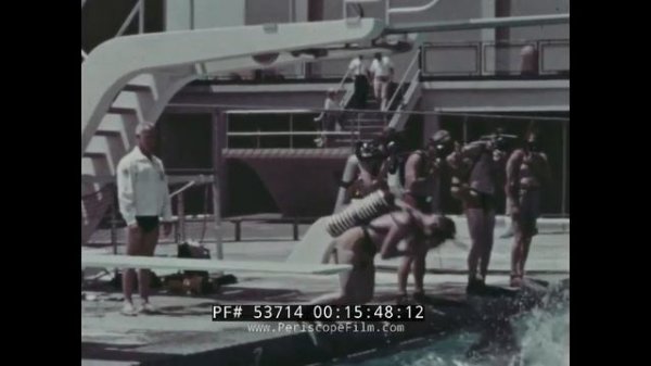 1960s SCUBA DIVING EDUCATIONAL & PROMOTIONAL FILM L.A. COUNTY PARKS & RECREATION 53714