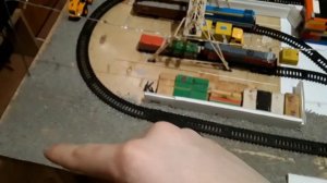 Макет РЖД  в масштабе 1/87. Показал весь свой макет , и будующую дироаму с краном ГПК -5.