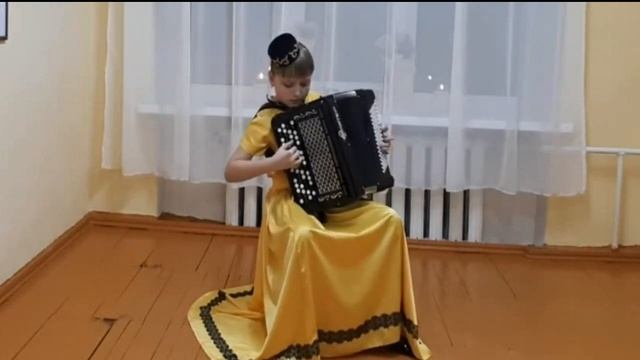 "Детская сюита №1" (C.Гapдeйчик ) Баянистка  Анастасия ПОПОВА Башкортостан