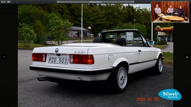 Bilweb Auction Talks - BMW 325i Cabriolet (E30) — 1989 смотреть онлайн