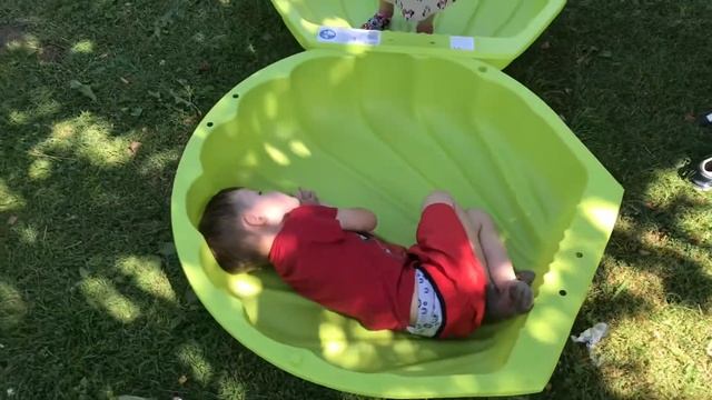 Розпакування Пісочниця-басейн BIG 88 х 88 х 21 см Зелена з Rozetka смотреть онлайн